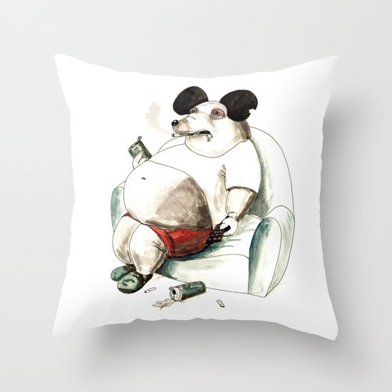 Mass Mickey Throw Pillow