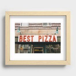 Best Pizza, Williamsburg Recessed Framed Print