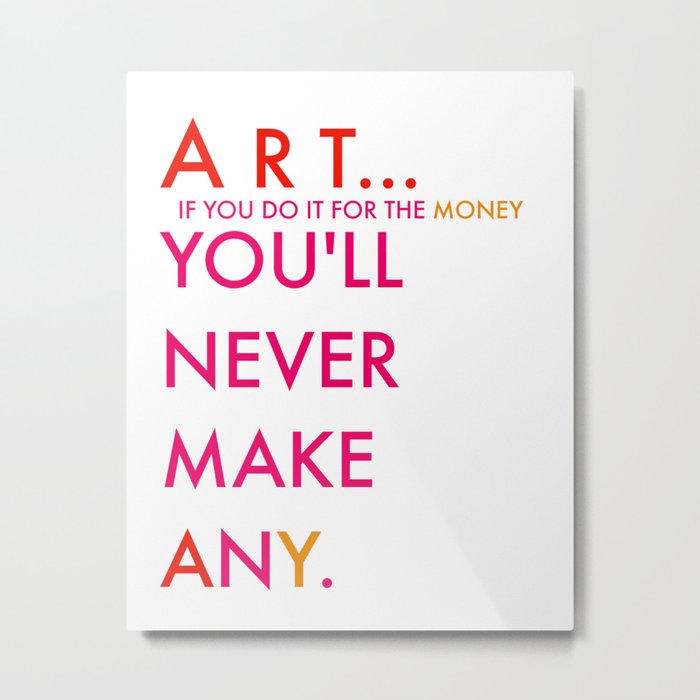 art and money Metal Print