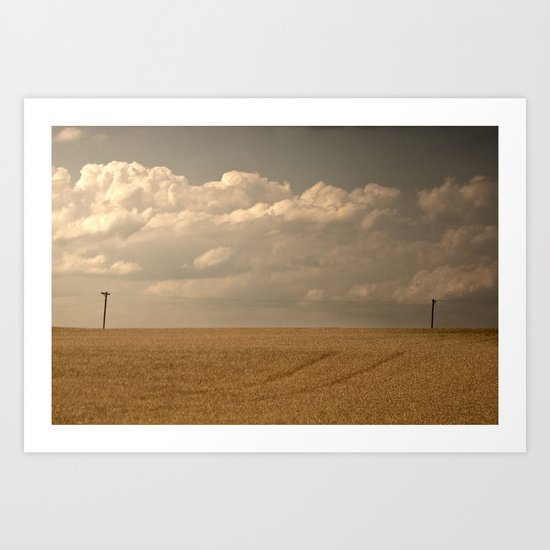 "I could read the sky" Art Print