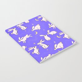 Lunar Bunnies - Blue Notebook