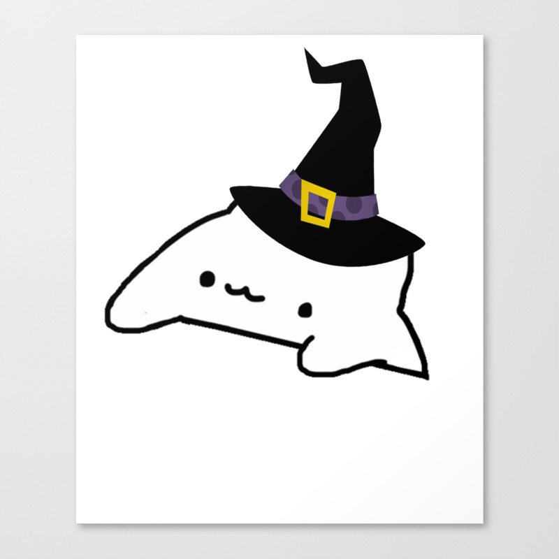Halloween Bongo Cat Meme Canvas Print By Desteesigners Society6