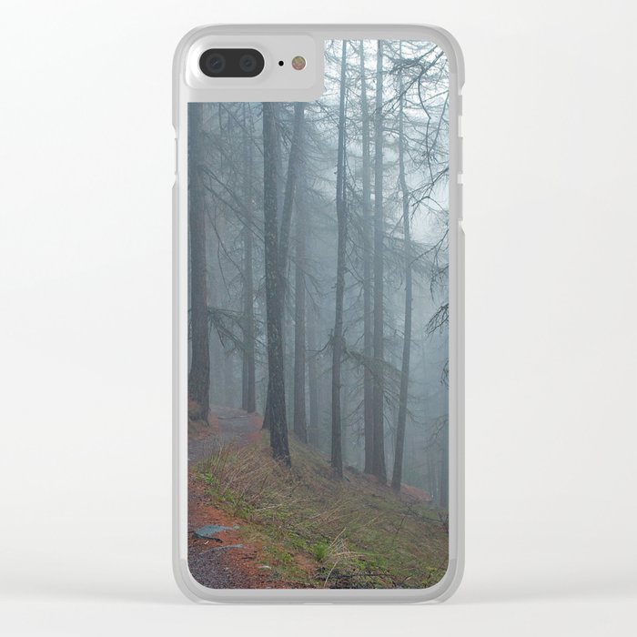 Forest Vibes Foggy Clear Iphone Case