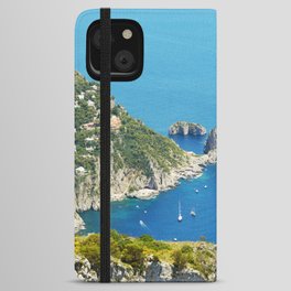 Capri Rocks View Photo | Italy Europe Nature Landscape iPhone Wallet Case
