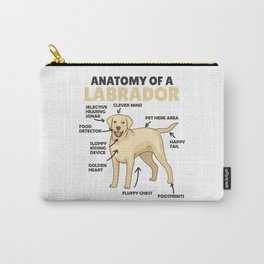 Anatomy Of A Labrador Retriever Sweet Dogs Carry-All Pouch