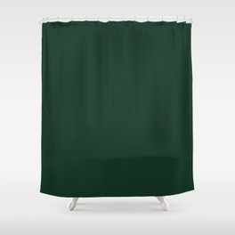 Phthalo Green Shower Curtain