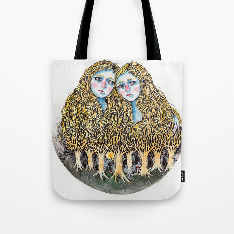 Goblin Market Illustration Of Poem By Christina Rossetti Tote Bag By Heidiburton Society6