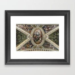 Ceiling Painting Our Lady's Immaculate Conception Framed Art Print