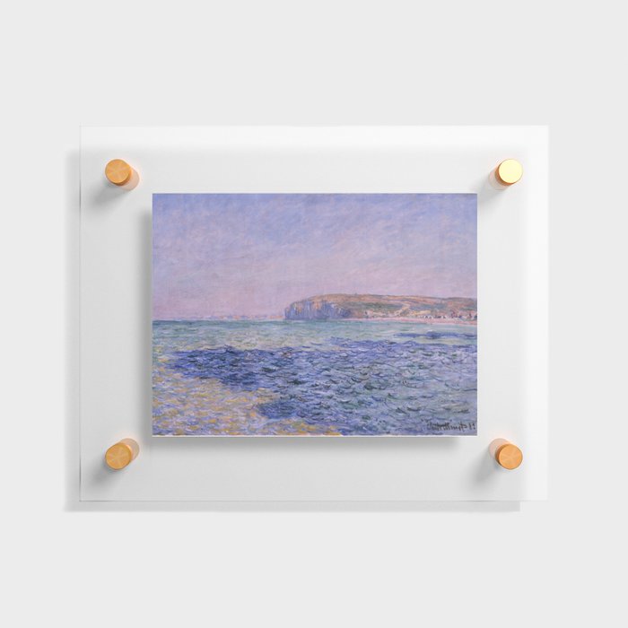 Claude Monet - Shadows on the Sea - Cliffs at Pourville Floating Acrylic Print