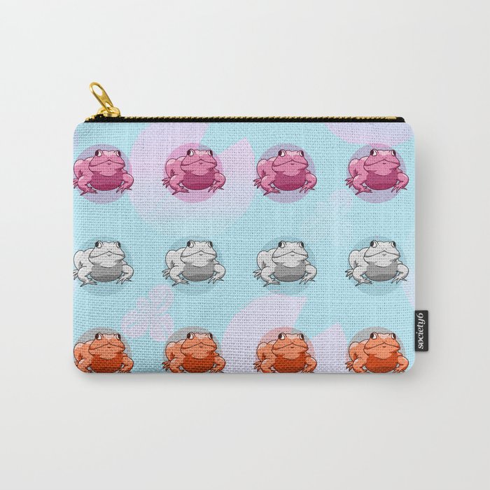 Lesbian Pride Frogs Carry-All Pouch