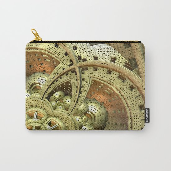 Industrial Steam Punk Cogwheels Carry-All Pouch