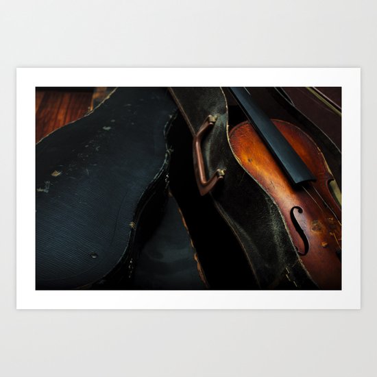Old Violin Art Print