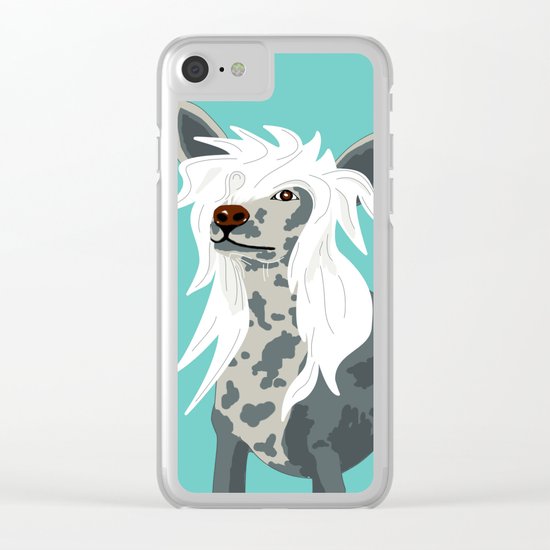 Chinese Crested Clear iPhone Case