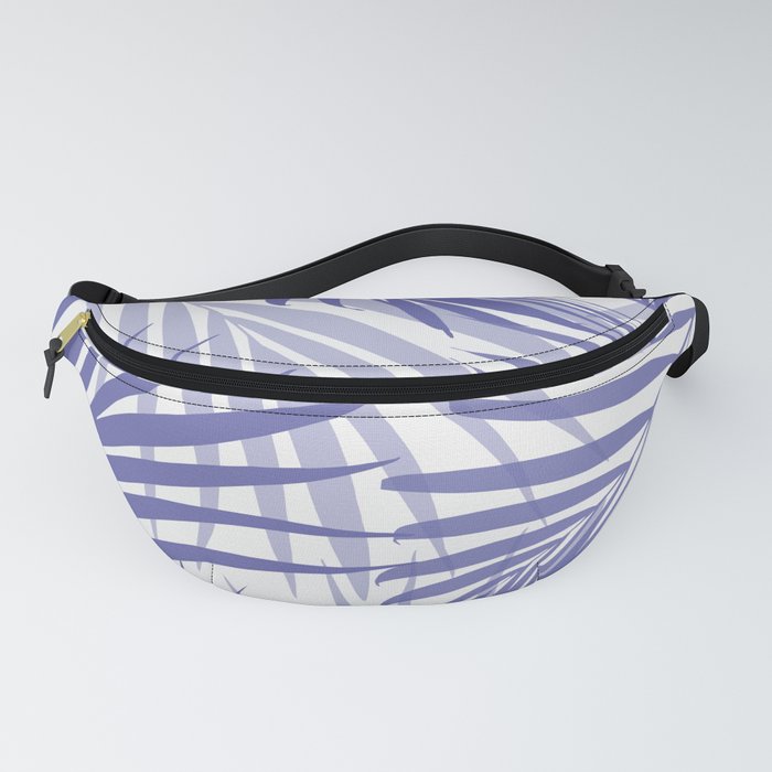 Very Peri Palm Leaves Dream - Cali Summer Vibes #1 #tropical #decor #art #society6 Fanny Pack