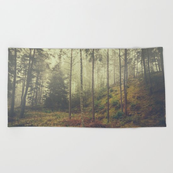 They whisper things Beach Towel