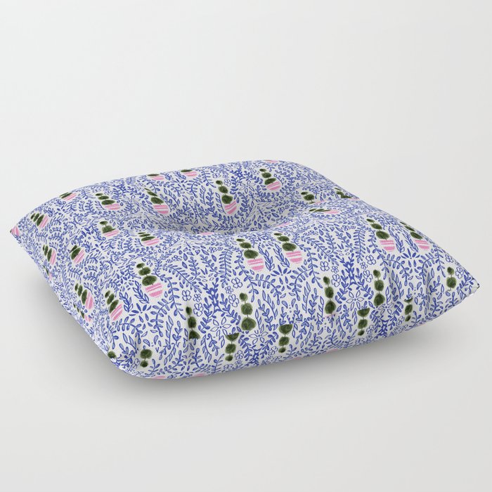 Southern Living - Chinoiserie Pattern Small Floor Pillow