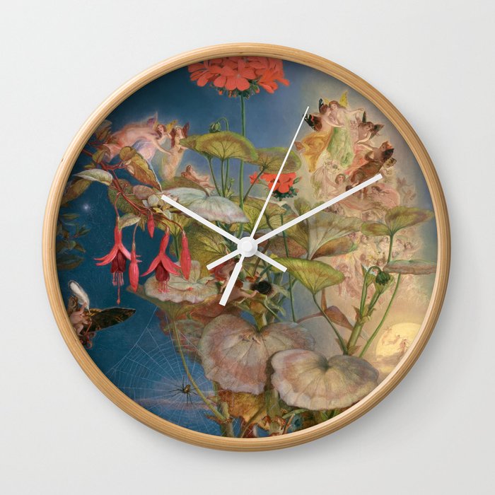 Midsummer Night’s Fairies - John George Naish Wall Clock