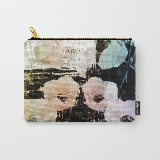 poppies on abstract background Carry-All Pouch