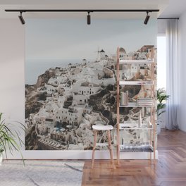 Santorini Village Wall Mural