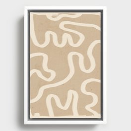 abstract minimal  65 Framed Canvas