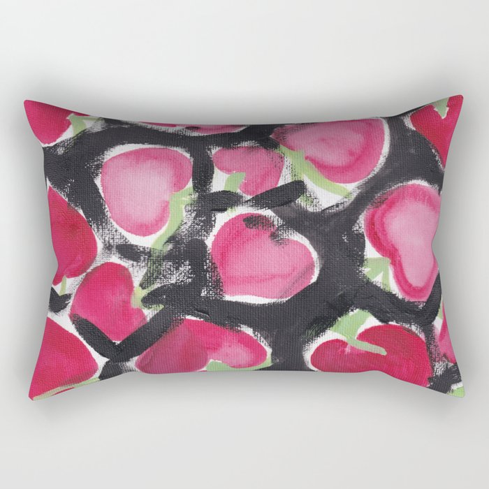 Strawberry Field Rectangular Pillow