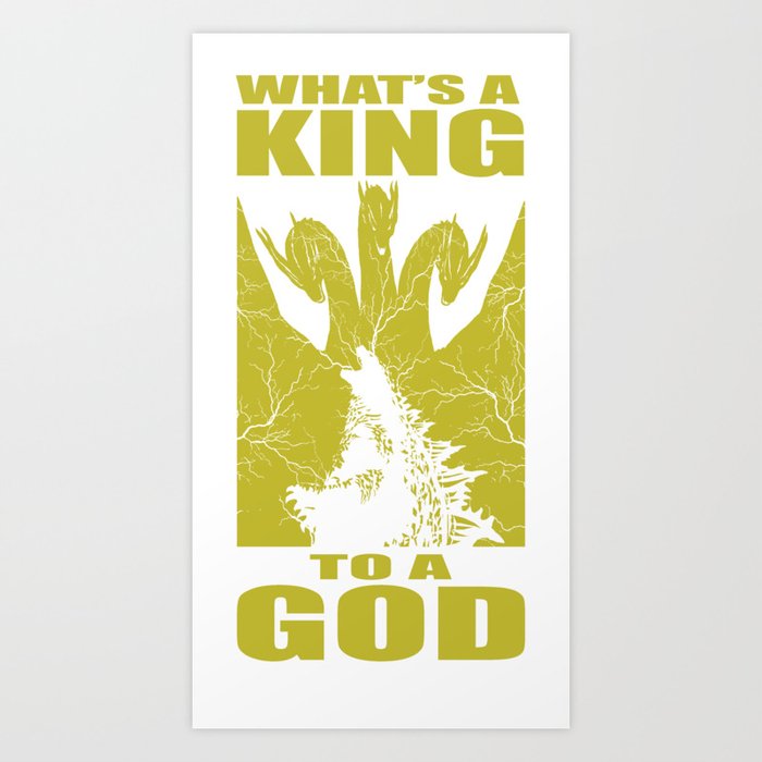King and God Art Print