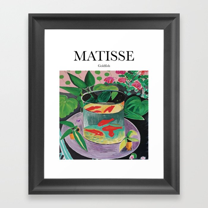 Matisse - Goldfish Framed Art Print