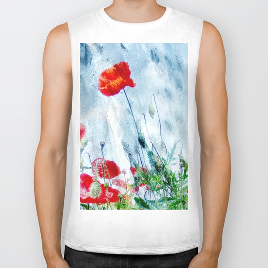 Poppy Love III Biker Tank