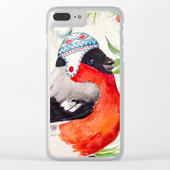 Winter animal #2 Clear iPhone Case