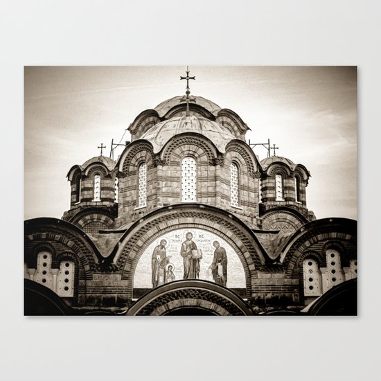 Monastery Katholikon in Greece Canvas Print