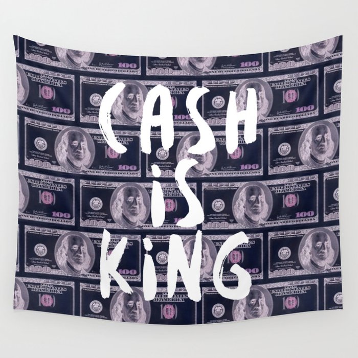 Cash is King Wall Tapestry