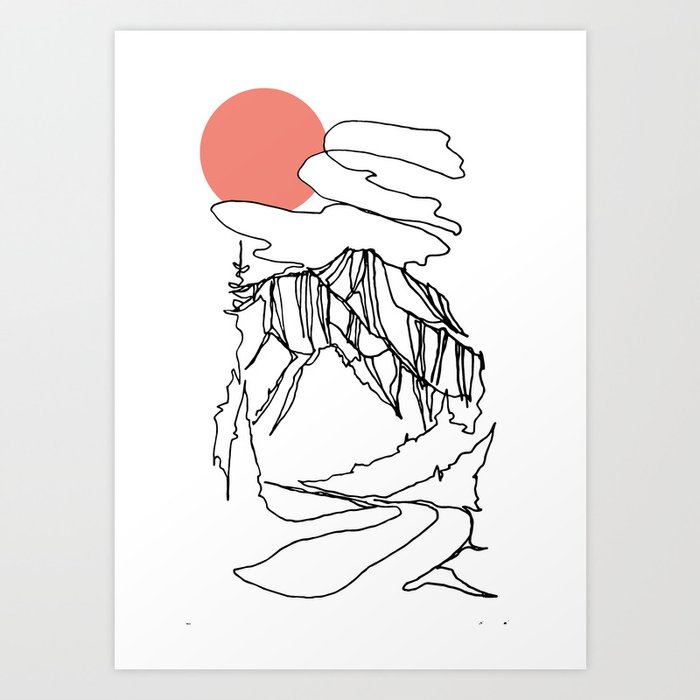 Road to the Rockies :: I Art Print