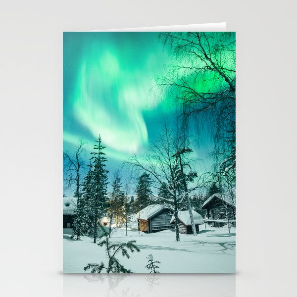 Arctic Night | Northern Lights Stationery Cards