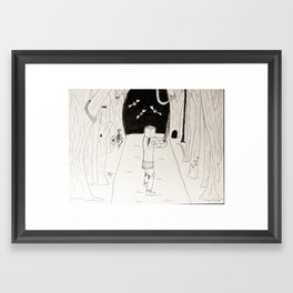 The Knight's Quest Framed Art Print