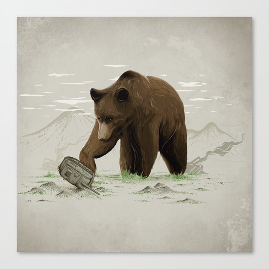 Ground Fighter Canvas Print