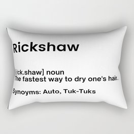 Rickshaw Rectangular Pillow