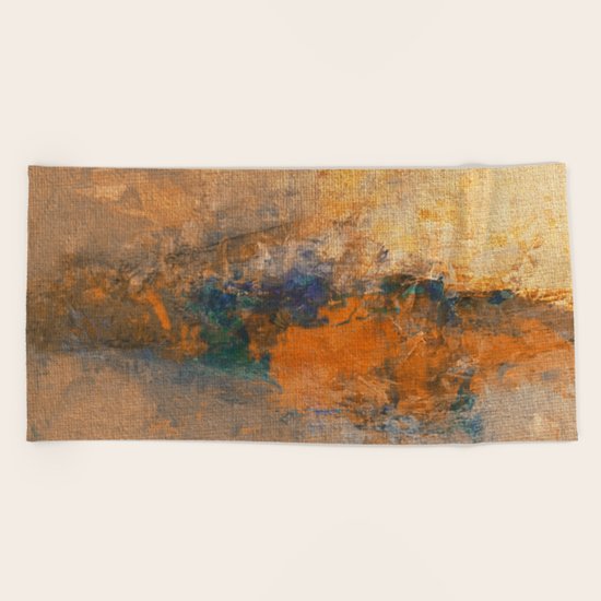 Golden River Beach Towel