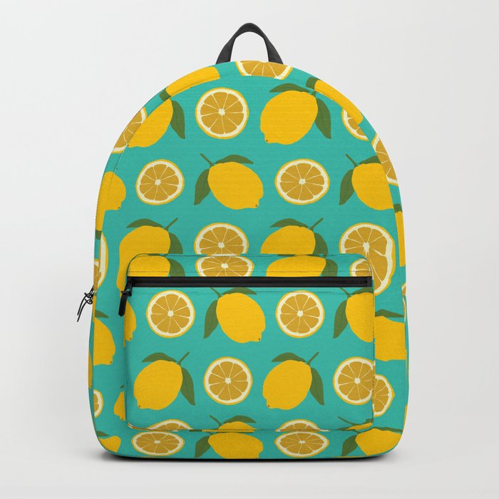 Aqua Lemon - Pattern Backpack