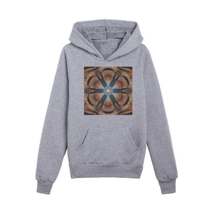 Bushfire Gum Medallion 7 Kids Pullover Hoodie