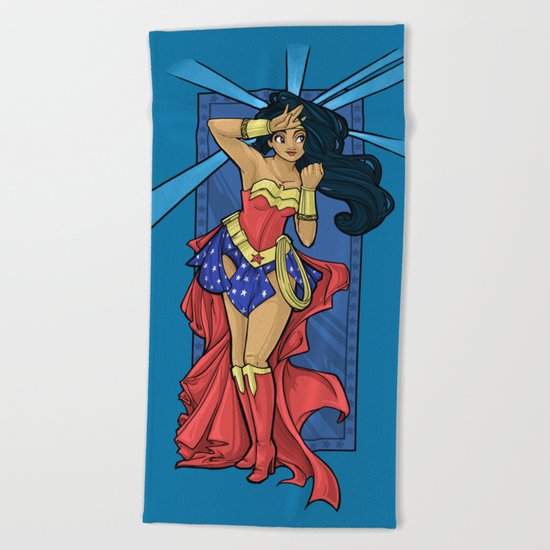 The Wonder Star Beach Towel