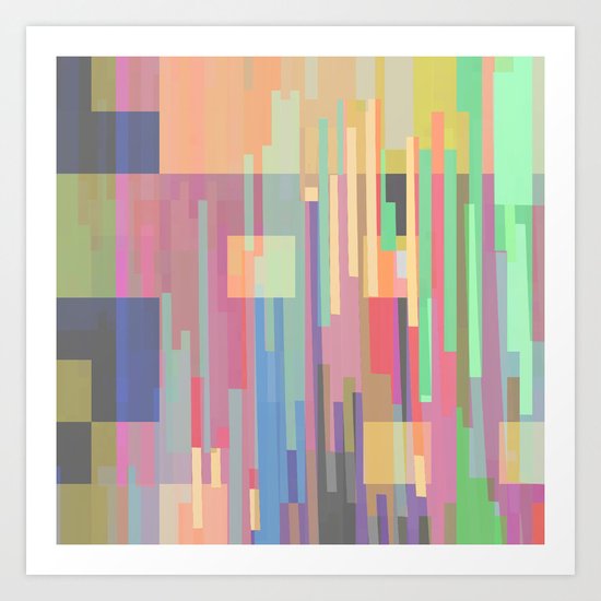 fuzzy memory Art Print