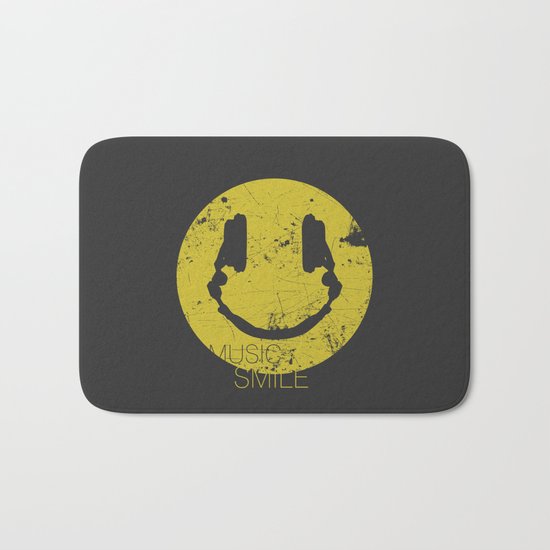 Music Smile Bath Mat