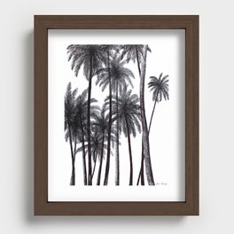 Under the Palms Recessed Framed Print