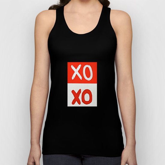 LOVE, HUGS AND KISSES Unisex Tank Top