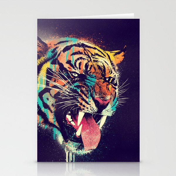 FEROCIOUS TIGER Stationery Cards