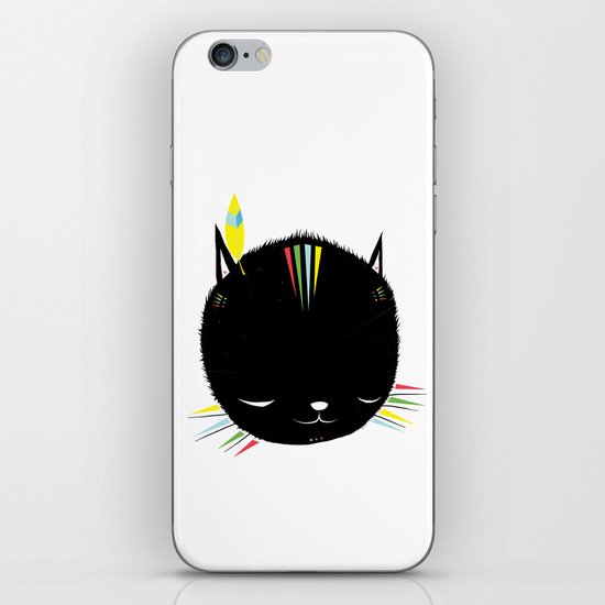 MIGHTY TIGARRR, BLACK KITTEN 묘 iPhone Skin