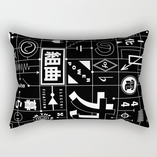 Electric Power Suite In The Key of C Rectangular Pillow