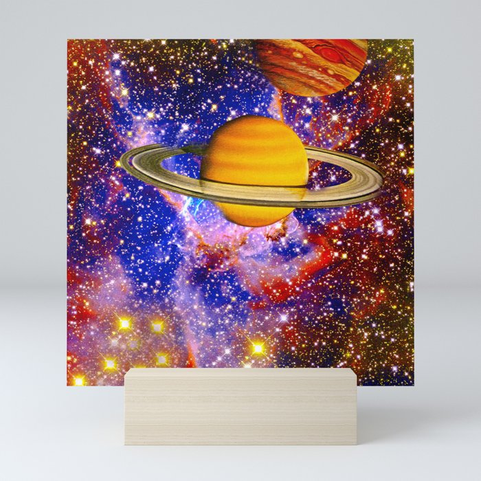 Stars and Planets Mini Art Print