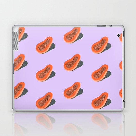 Minimalist Papaya Laptop & iPad Skin