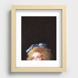 The Blue Bow Recessed Framed Print